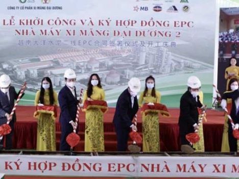 Lễ khởi công và ký hợp đồng EPC Nhà máy Xi măng Đại Dương 2