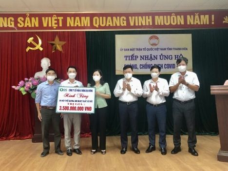 Xi măng Đại Dương đã ủng hộ 5 máy thở chức năng cao cho Ủy ban MTTQ tỉnh Thanh Hóa